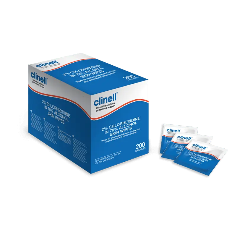 Clinell Alcohol Wipe Sachets