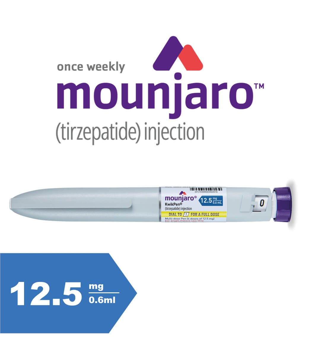 Mounjaro® 12.5 mg KwikPen® solution for injection in pre-filled pen (4 doses)